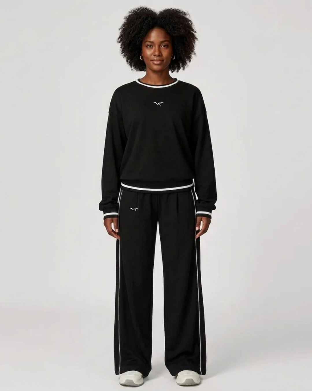 The "Ethereal" Wide-Leg Fleece Co-ord Set