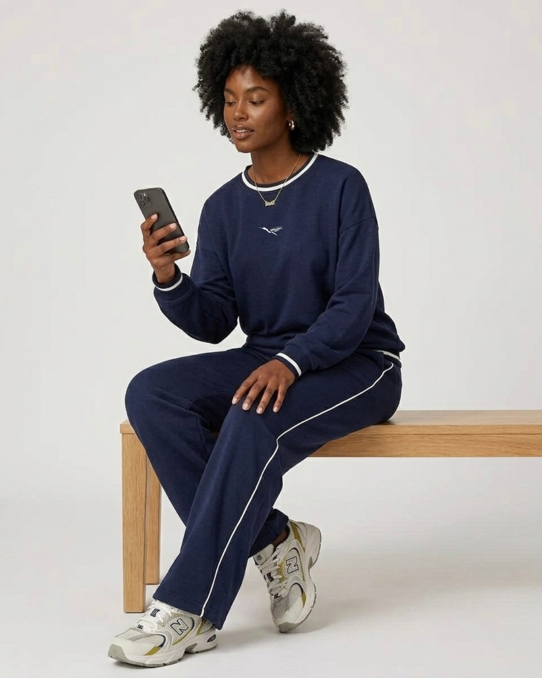 The "Ethereal" Wide-Leg Fleece Co-ord Set