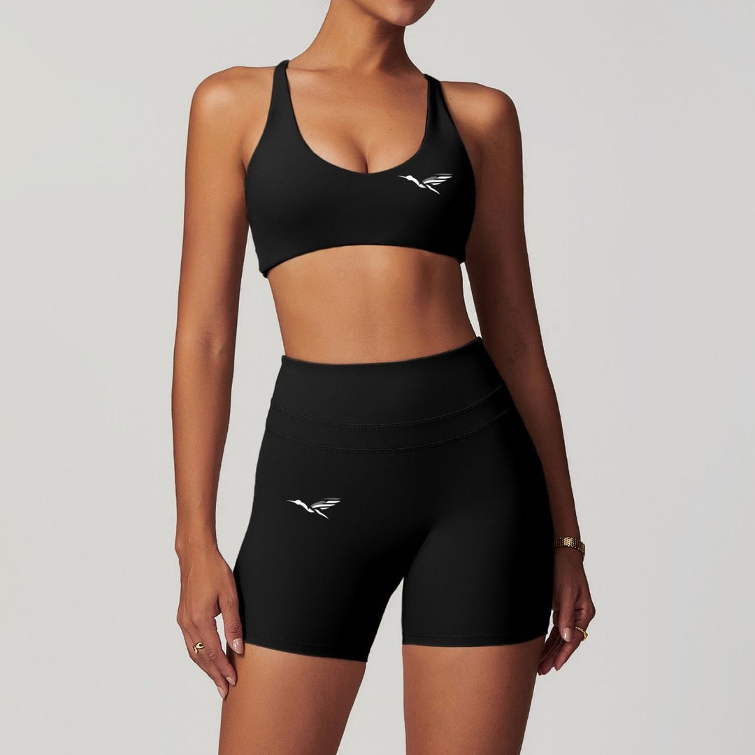 Premium Sports Bra & Biker shorts set