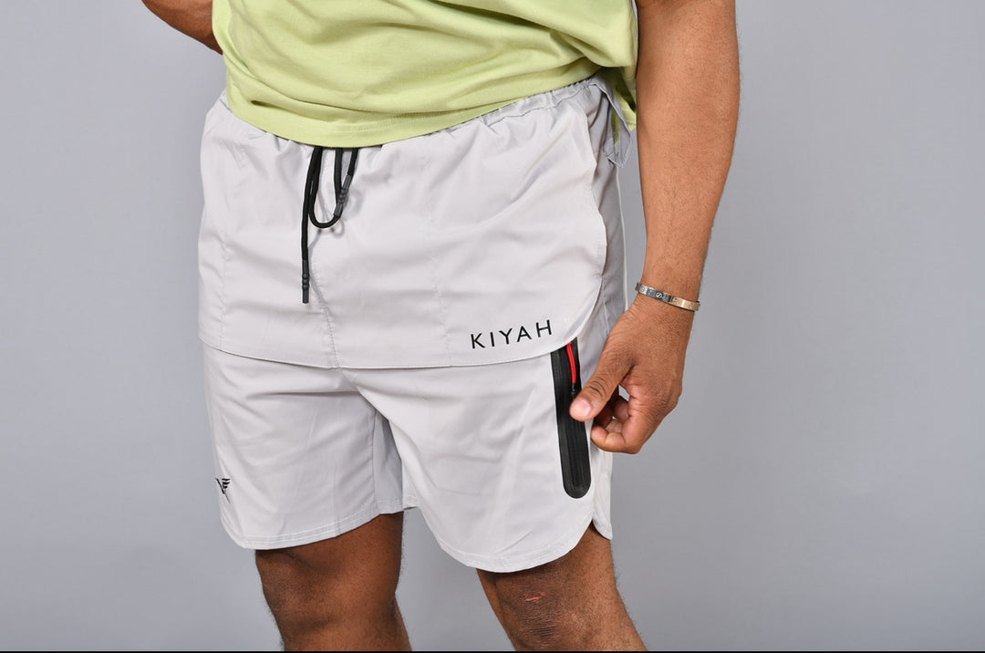 Zipper Pocket Shorts Men