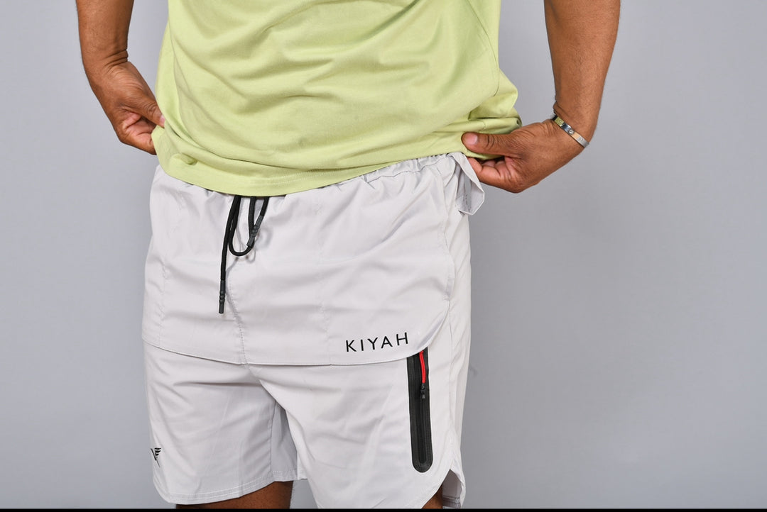 Zipper Pocket Shorts Men