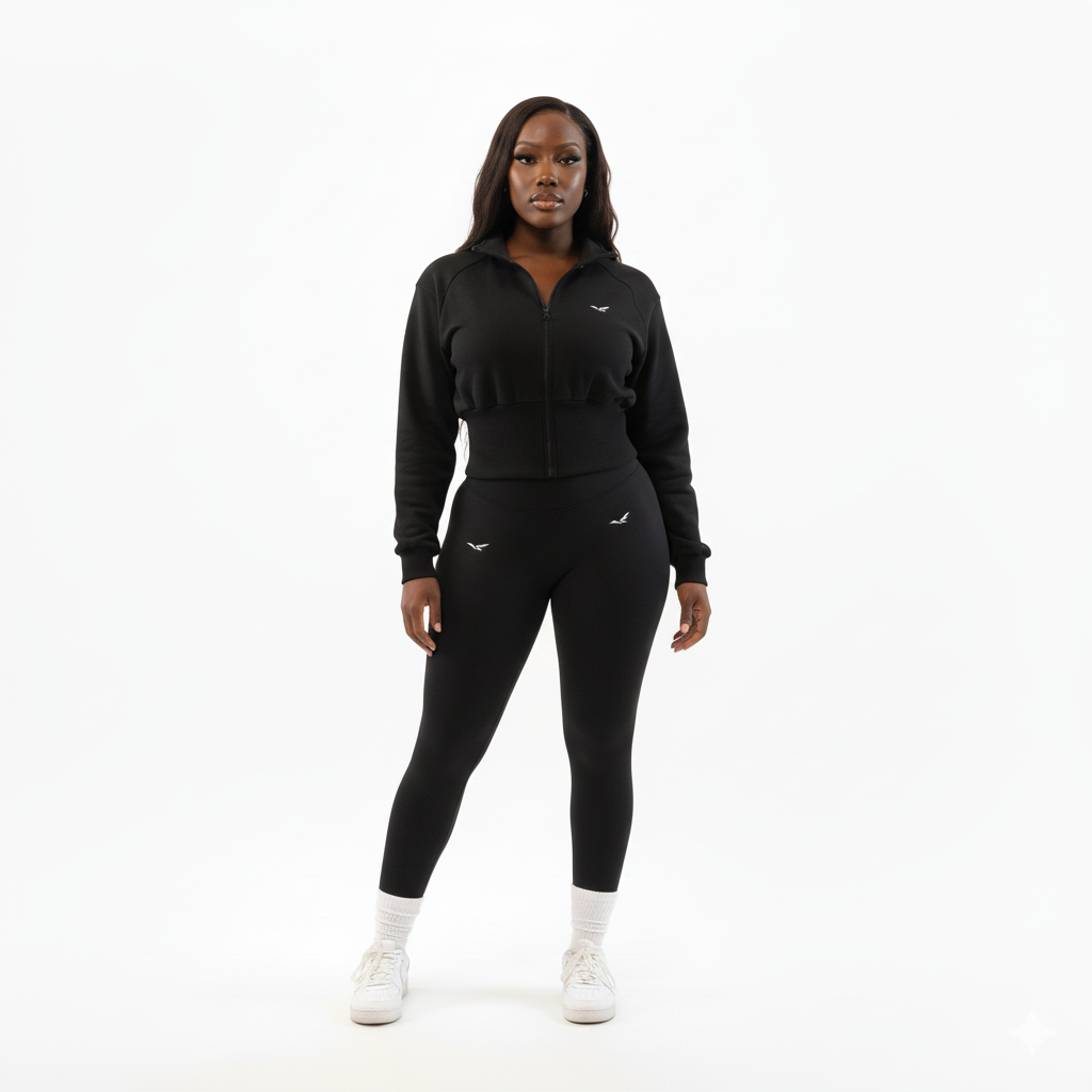 Waffle mild compression coat