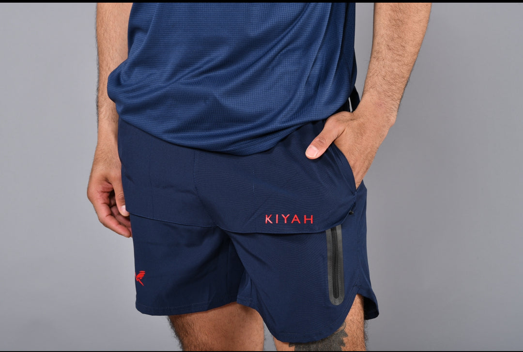 Zipper Pocket Shorts Men