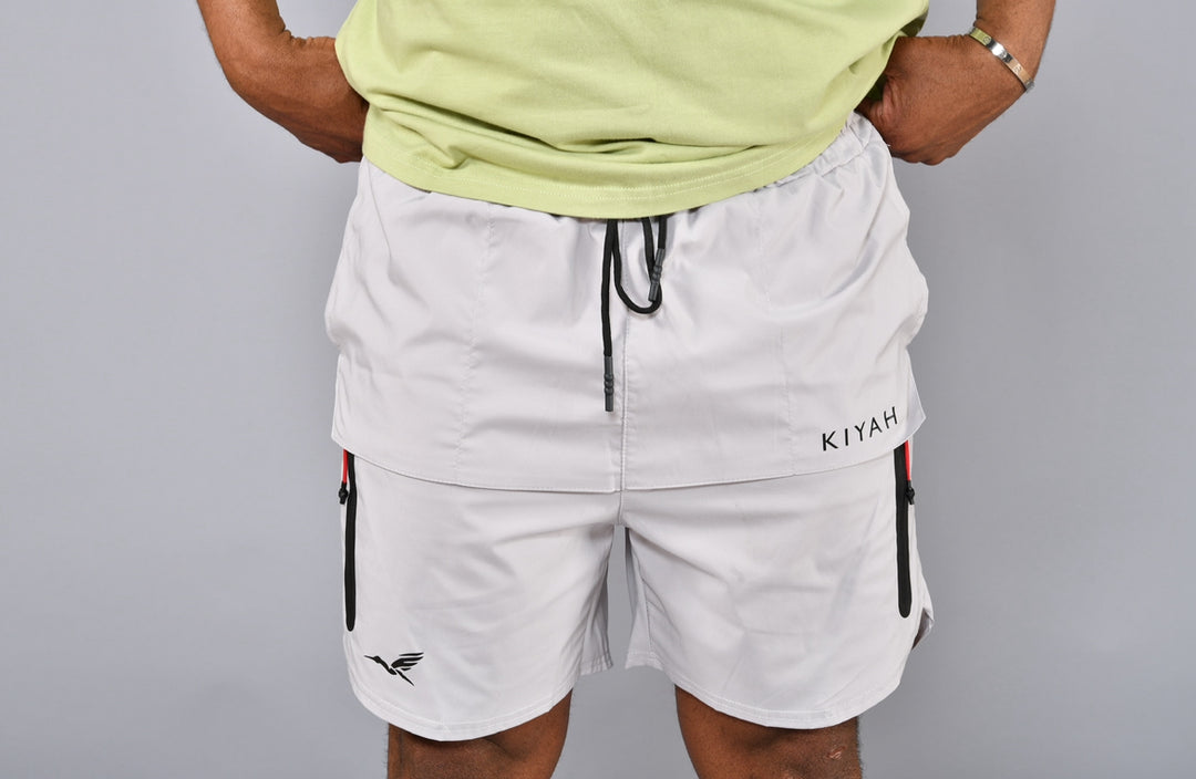 Zipper Pocket Shorts Men