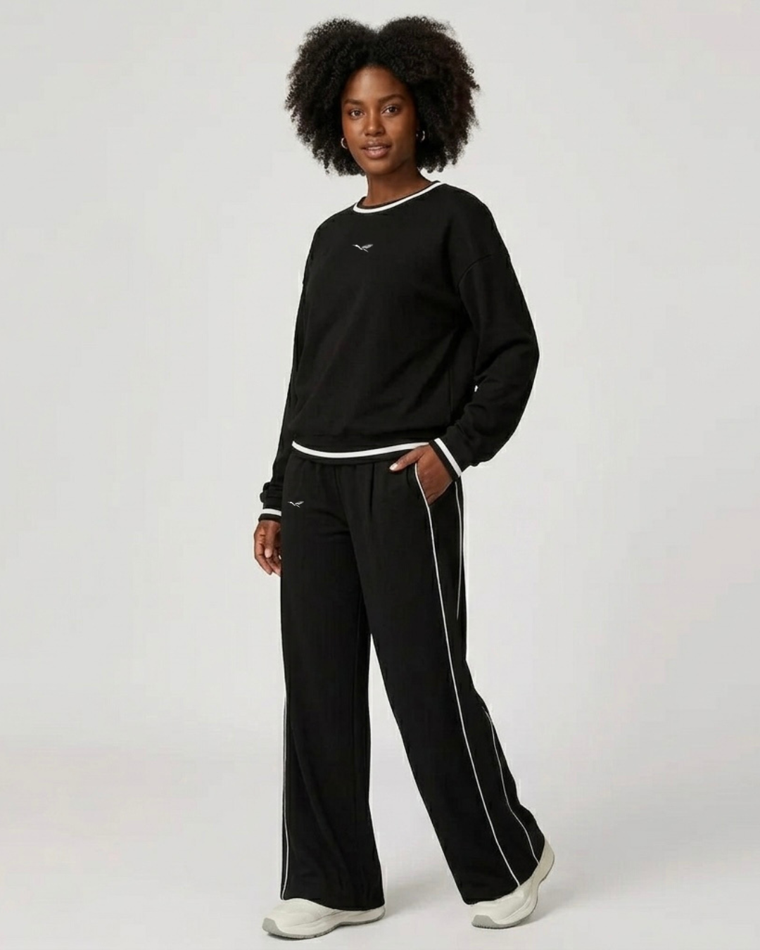 The "Ethereal" Wide-Leg Fleece Co-ord Set