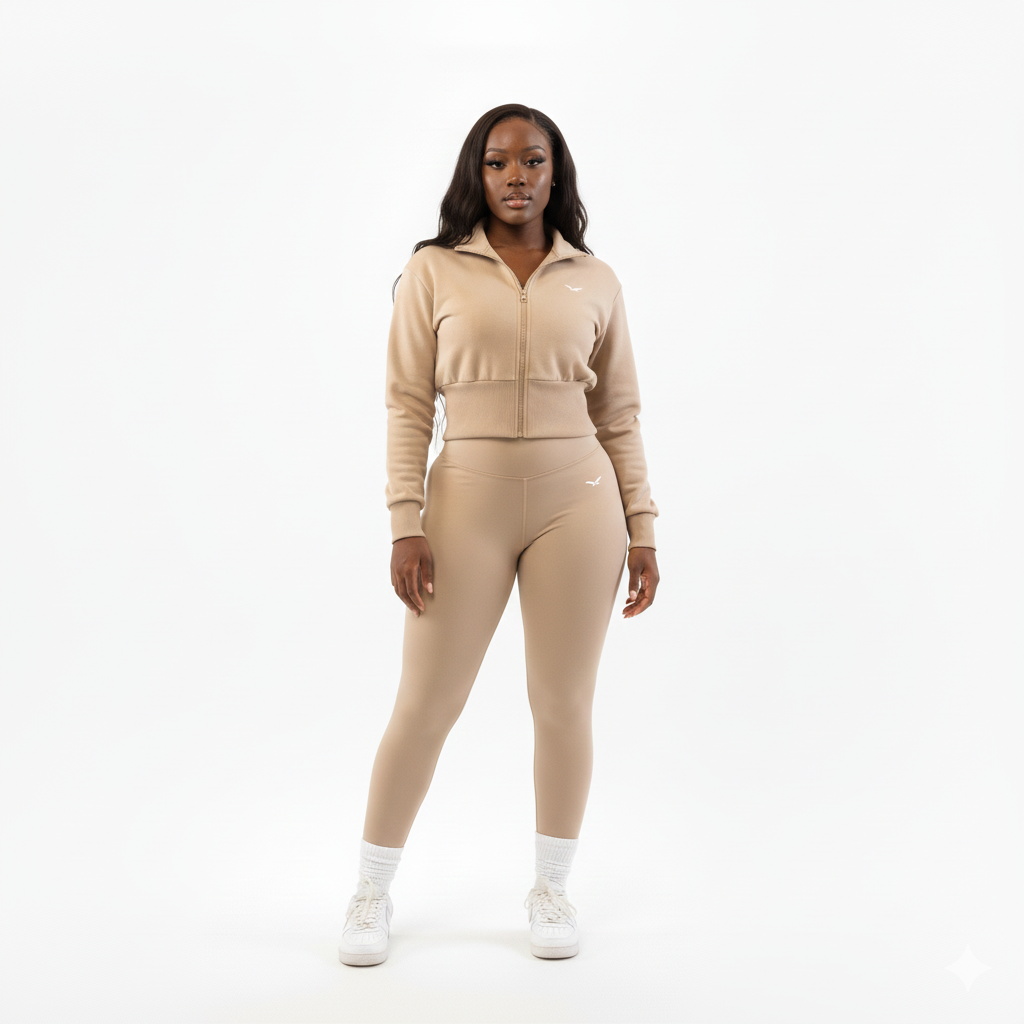 Waffle mild compression coat