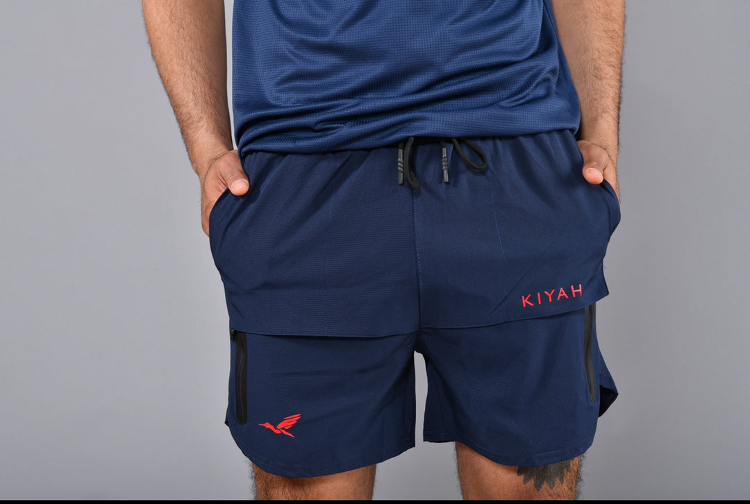 Zipper Pocket Shorts Men