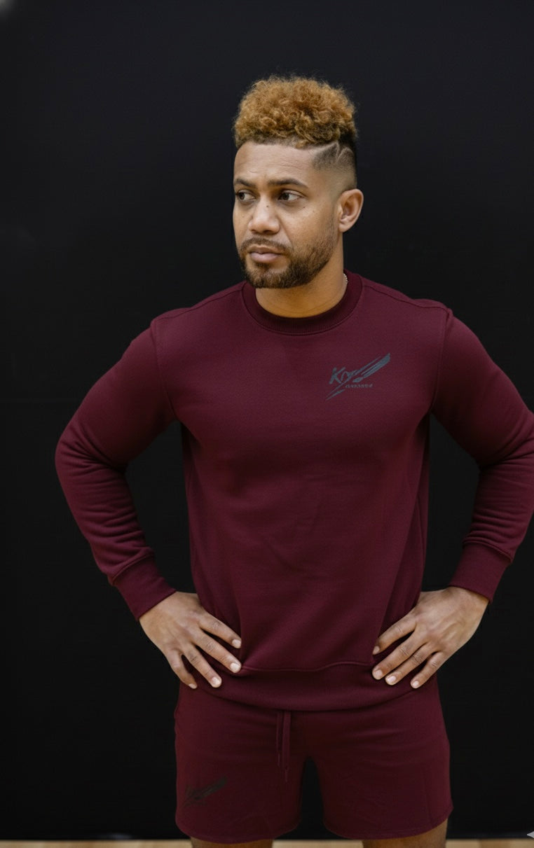 Premium Pullover in Ozeanblau