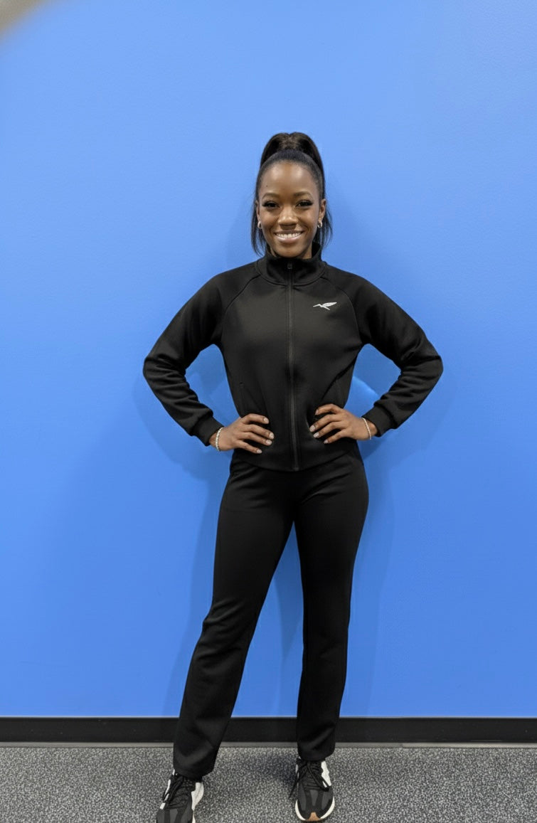 Waffle mild compression coat