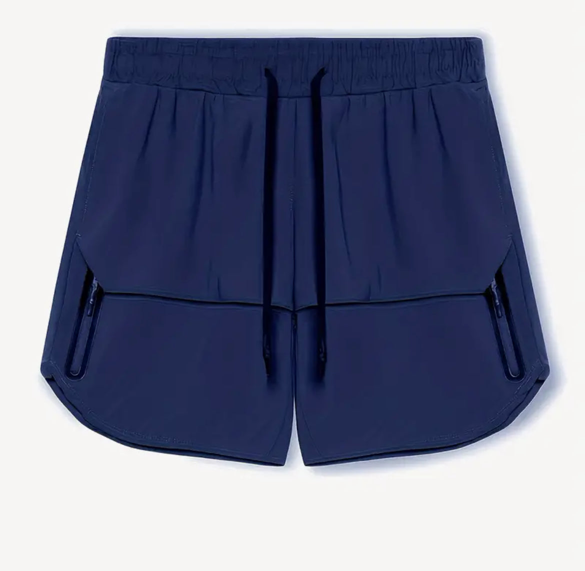 Zipper Pocket Shorts Men