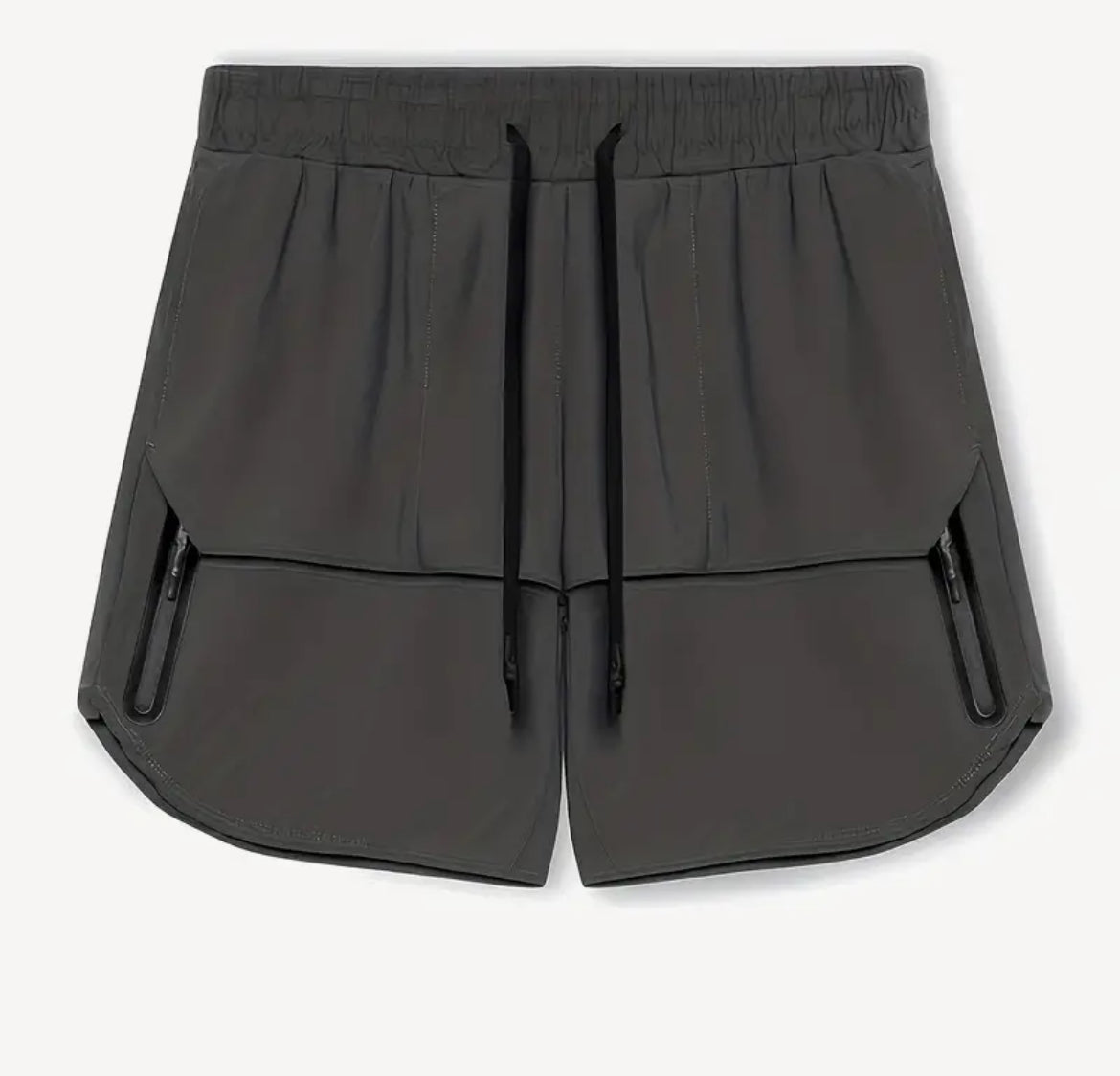 Zipper Pocket Shorts Men