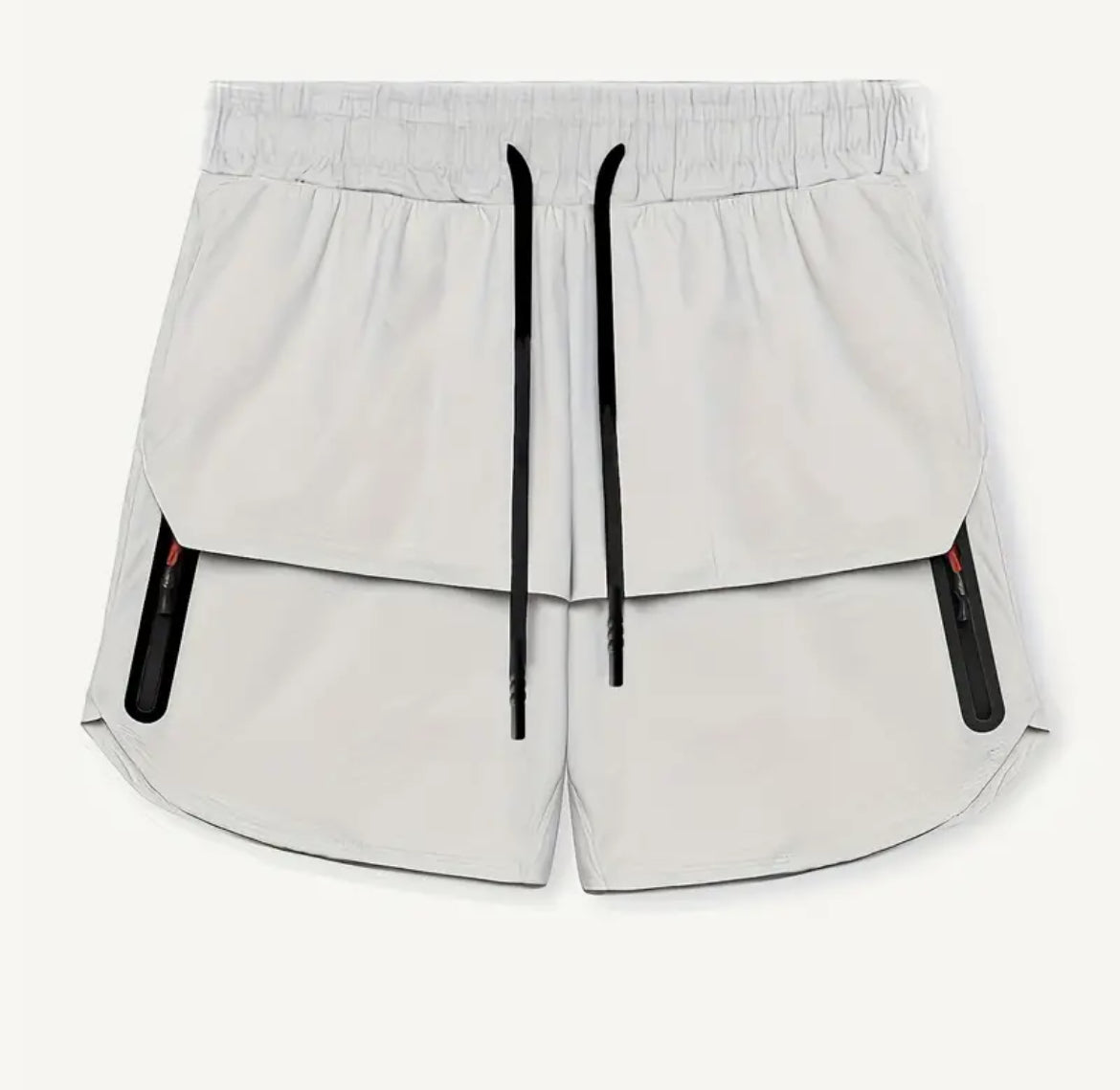 Zipper Pocket Shorts Men